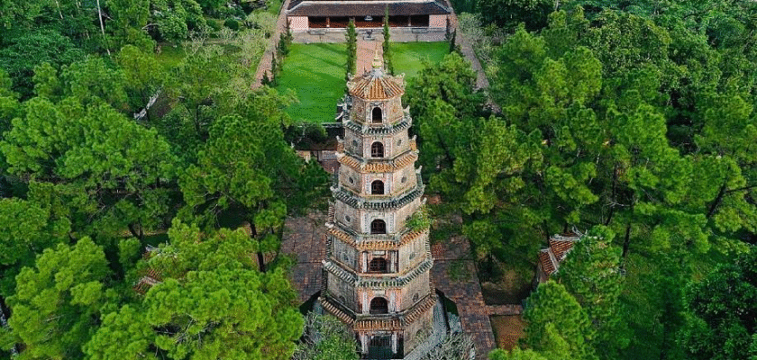 Back Trail Behind Thien Mu Pagoda