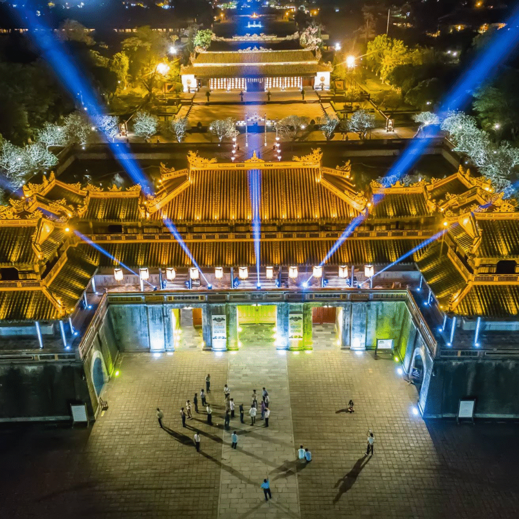 hue imperial city night tour